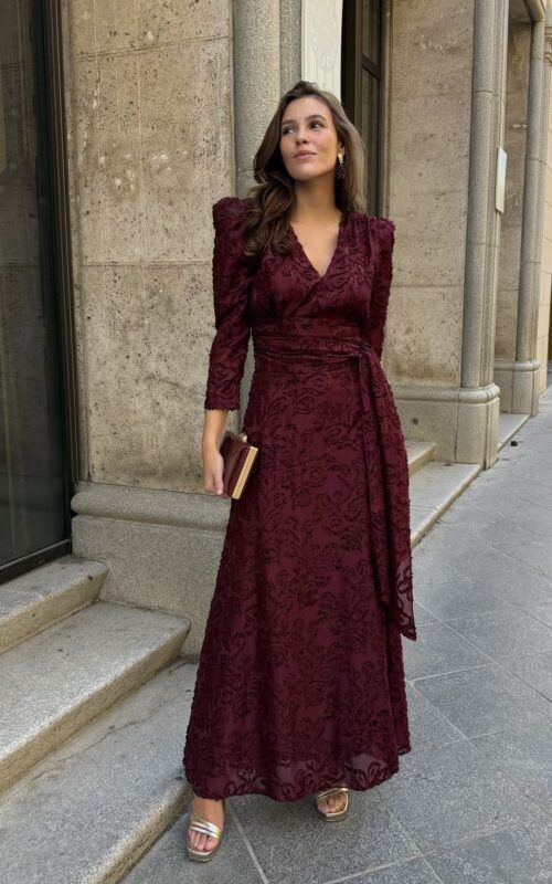 Conjunto devoré burdeos Arianne