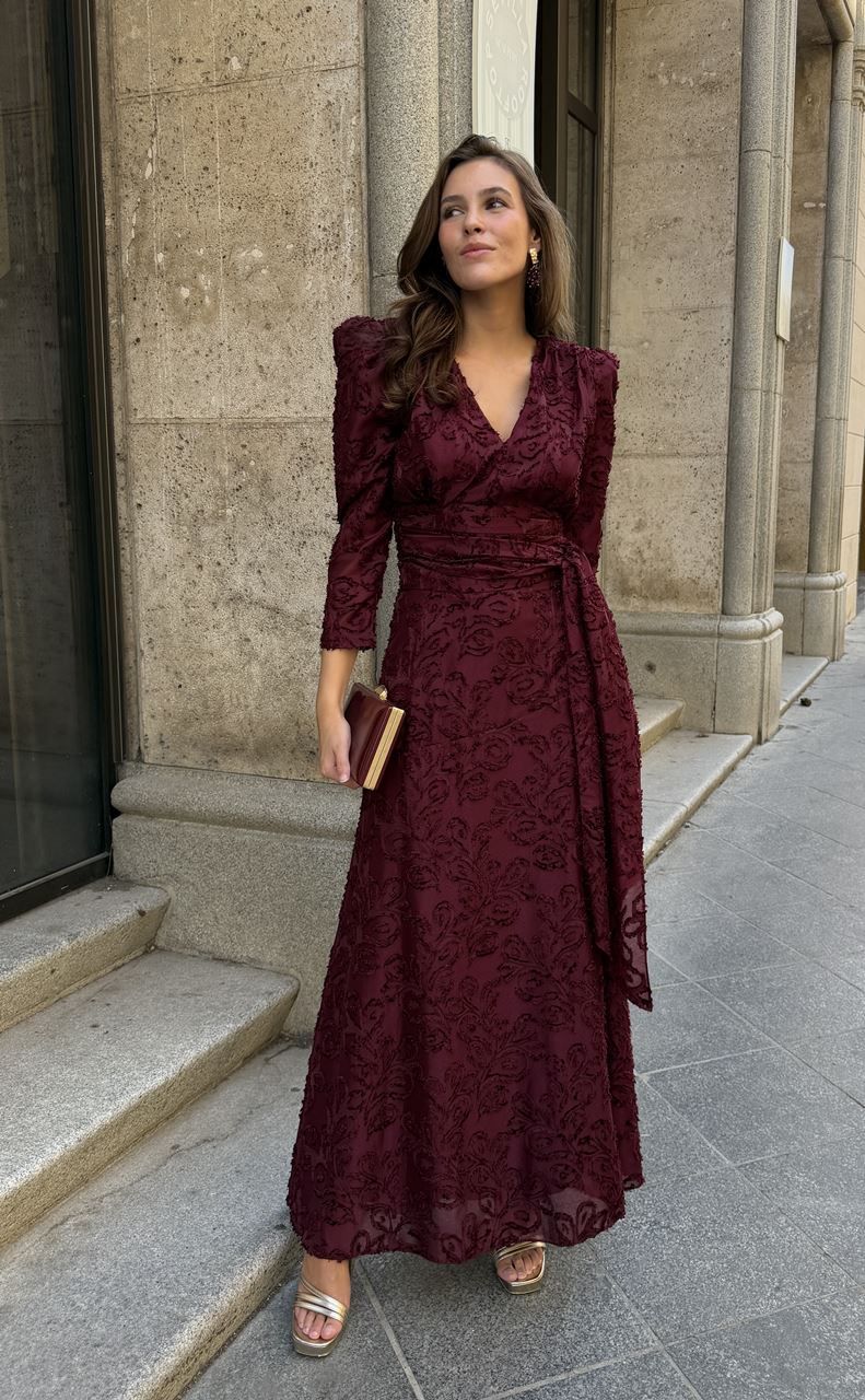 Conjunto devoré burdeos Arianne